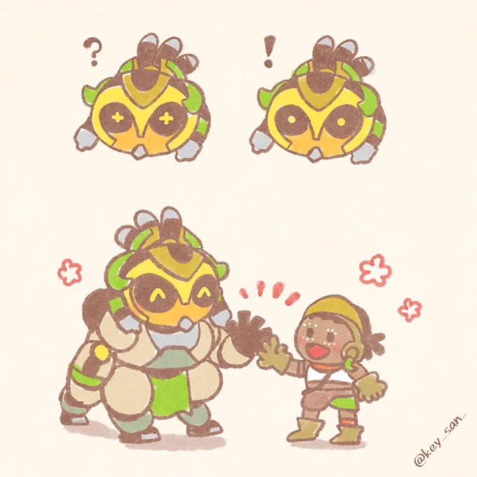 オリーサ喜怒哀楽 #Overwatchfanart 