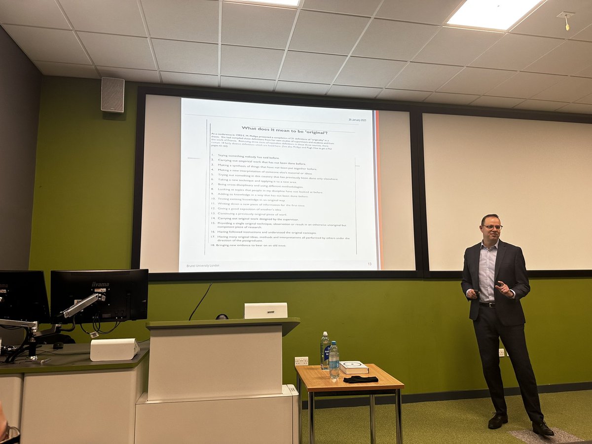 Fantastic presentation from our Head of Law, Prof Arad Reisberg @reisb88 on research originality, impact and networking, at Brunel Law School Research Seminar Series @BrunelLaw @BrunelResearch @Bruneluni @mvdematos @EAbrusci @fdepas74 @ermioniXanth @BarnettAdrienne @DrAsressGikay