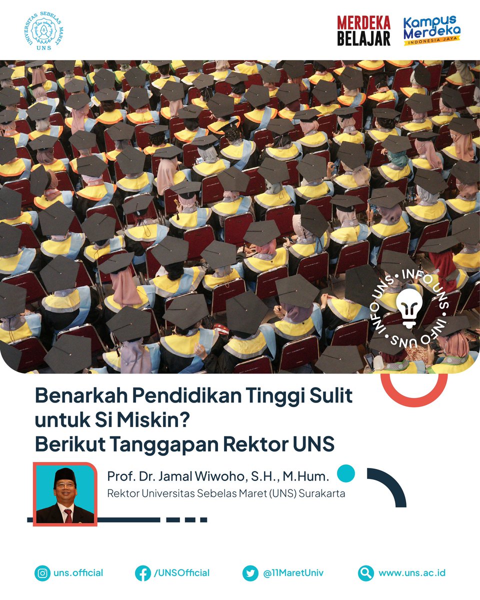 #UNSSolo #BeritaUNS #KotaSolo <a href="/11MaretUniv/">UNS Official</a>: 'Menempuh gelar diploma, sarjana, atau gelar pendidikan tinggi lainnya merupakan dambaan setiap orang. Tidak sedikit orang yang berlomba-lomba melakukan berbagai hal untuk dap… , see more tweetedtimes.com/v/24336?s=tnp