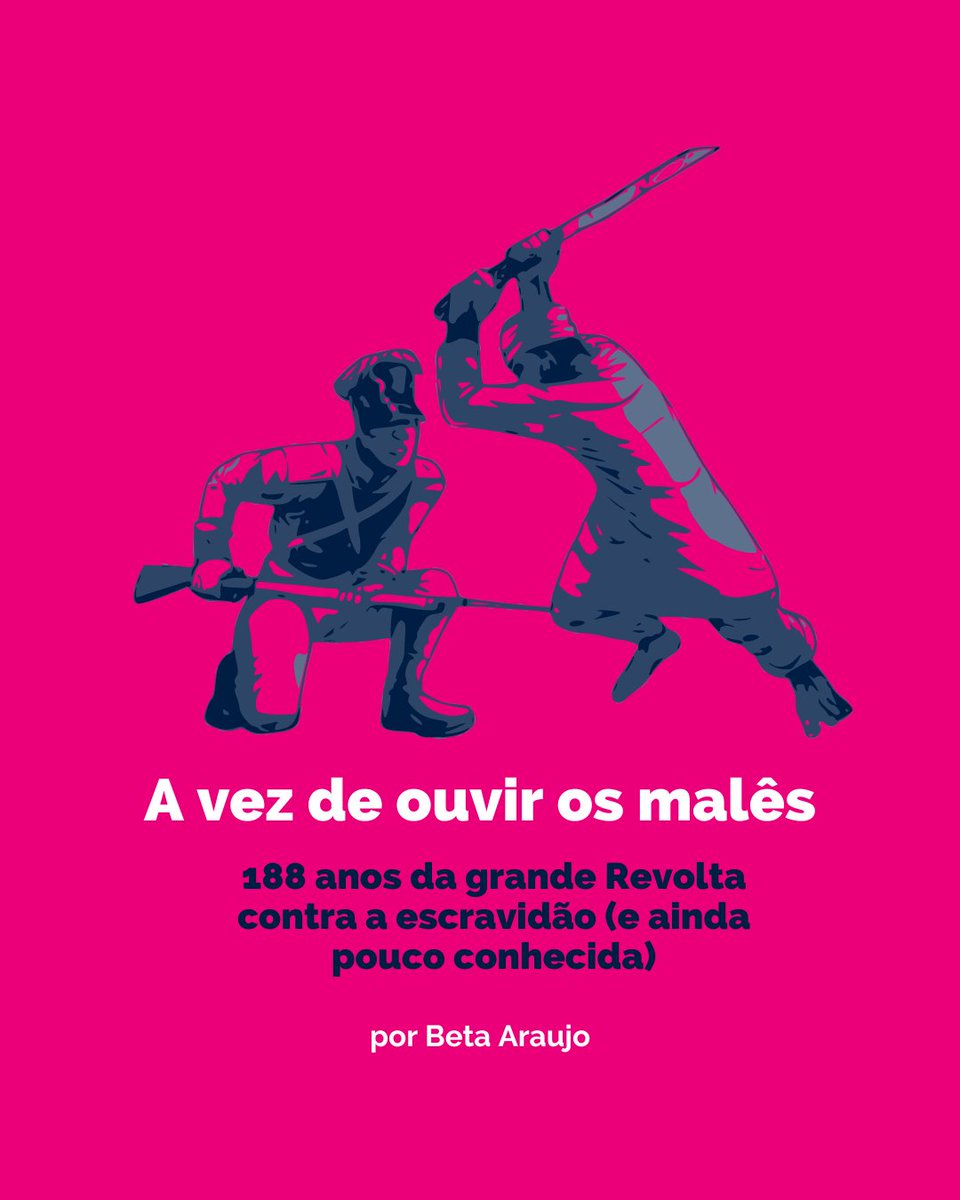 introcrim's tweet photo. "E teve uma Revolta que sequer ganhou mais do que algumas linhas, apesar de ser considerada uma das mais importantes do Brasil escravista: a Revolta dos Malês". https://t.co/ijHWd5fd7L https://t.co/jALyx9Bx5r