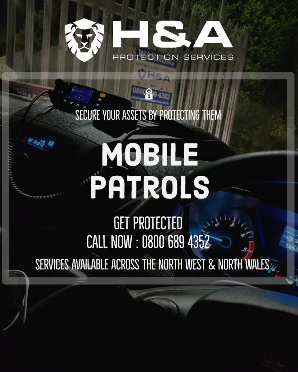 HnAProtection's tweet image. Mobile patrols are a key component of any comprehensive security plan, and at H&amp;amp;A Protection Services, we offer top-notch mobile patrol services to help keep your premises and assets safe.

But don&apos;t just take our word for it – the statistics speak for themselves.