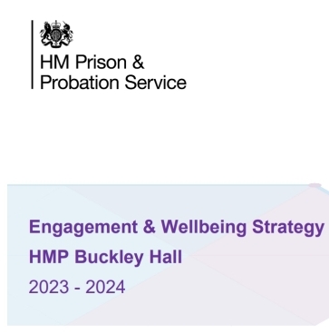 @HMPBuckleyHall today launched it's 2023 Staff Engagement & Wellbeing Strategy comprising 4 fundamental areas: Healthy Mind, Healthy Lifestyle Healthy Finances, Healthy Environment (including workplace culture, physical environment & inclusivity)