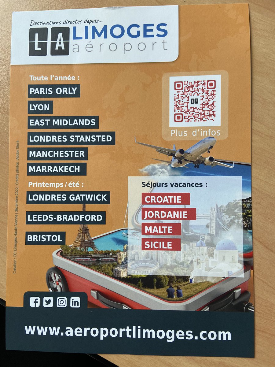 AeroportLimoges's tweet photo. ✈️ En direct du Salon Passion Voyages de @FitourVoyages au @CGRBrive pour présenter nos prochaines destinations 2023. N’hésitez pas à venir nous rendre visite !! 😎#Voyage #brive #fitour #aeroport #limoges https://t.co/KanW2pqhkW