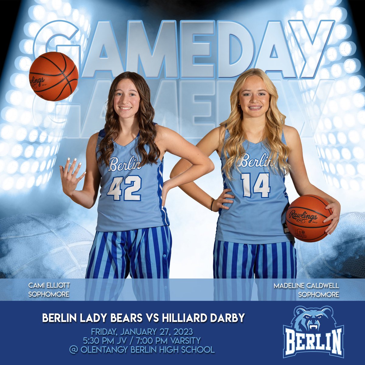ladybearsbbk's tweet photo. It’s game day! @ladybearsbbk hosts @darbygbk for an OCC Cardinal matchup tonight! Let’s go, Lady Bears! @Cami2025 @madelinecald3 @Todd_spinner @BerlinBearsAD #ClawsUp https://t.co/vLoTLlQDeP