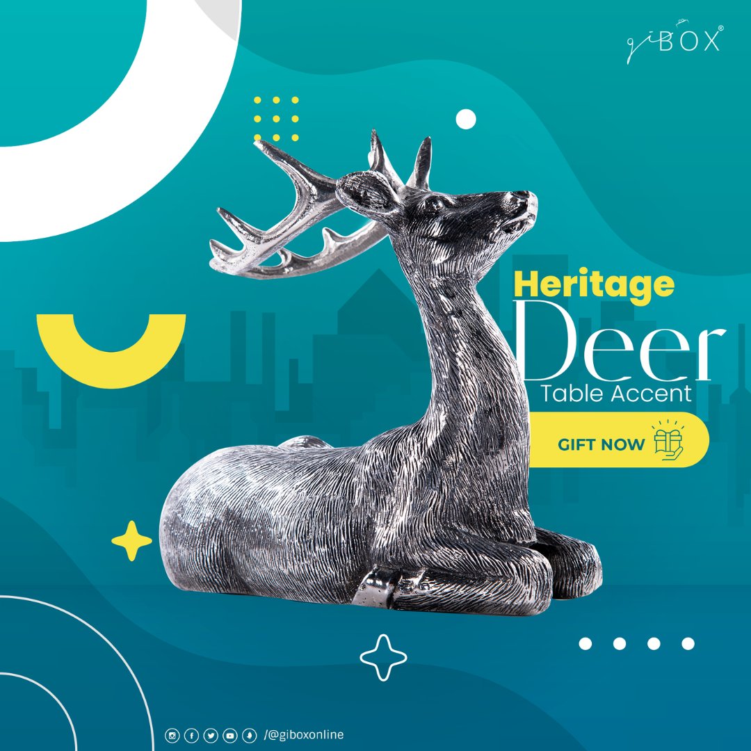 GiboxOnline's tweet photo. Heritage Deer Table Decor | Home Décor | giBOX Online
Bring an exquisite touch of a showpiece to your home.
Gift Now: https://t.co/50aIKPEpCA
#giboxonline #tableaccent #tabledécor #homedecor #giftnow #artwork #artistic #explorenow #widerange #gifteveryone #artlover #ordernow https://t.co/2QQBGtBeO6