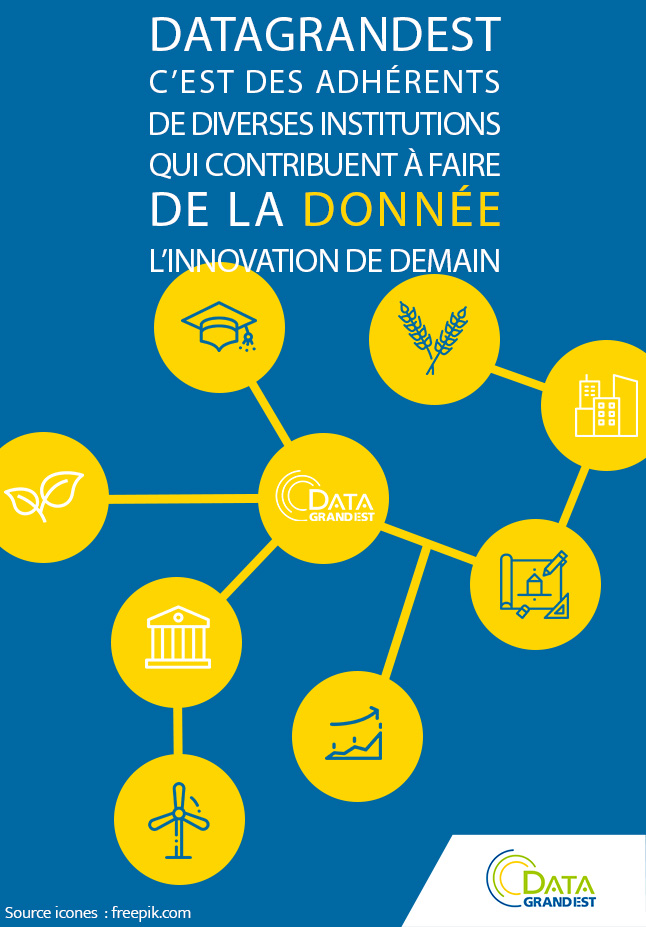 DataGrandEst's tweet photo. DataGrandEst peut compter sur le soutien de plus de 70 adhérents pour accélérer le partage de la donnée en Grand Est et favoriser ses usages. 
En savoir plus : https://t.co/IaI7J2mqXS
 #data #datagouvernance #datamanagement  #datacculturation #datastrategie #opendata https://t.co/ImEUOwzQDs