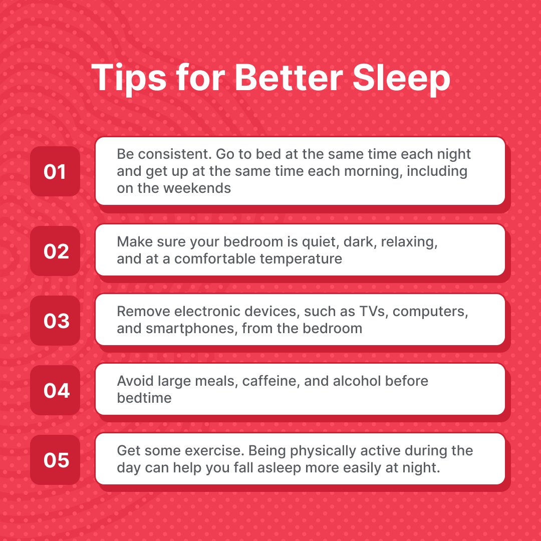 call_a_mattress's tweet image. Tired of tossing and turning at night? Here are simple tips to improve your sleep.

Source: @CDCgov 
🔗bit.ly/3kEoq57

#sleepapneaawareness #healthylifestyle #sleepingtips #bettersleep #callamattress