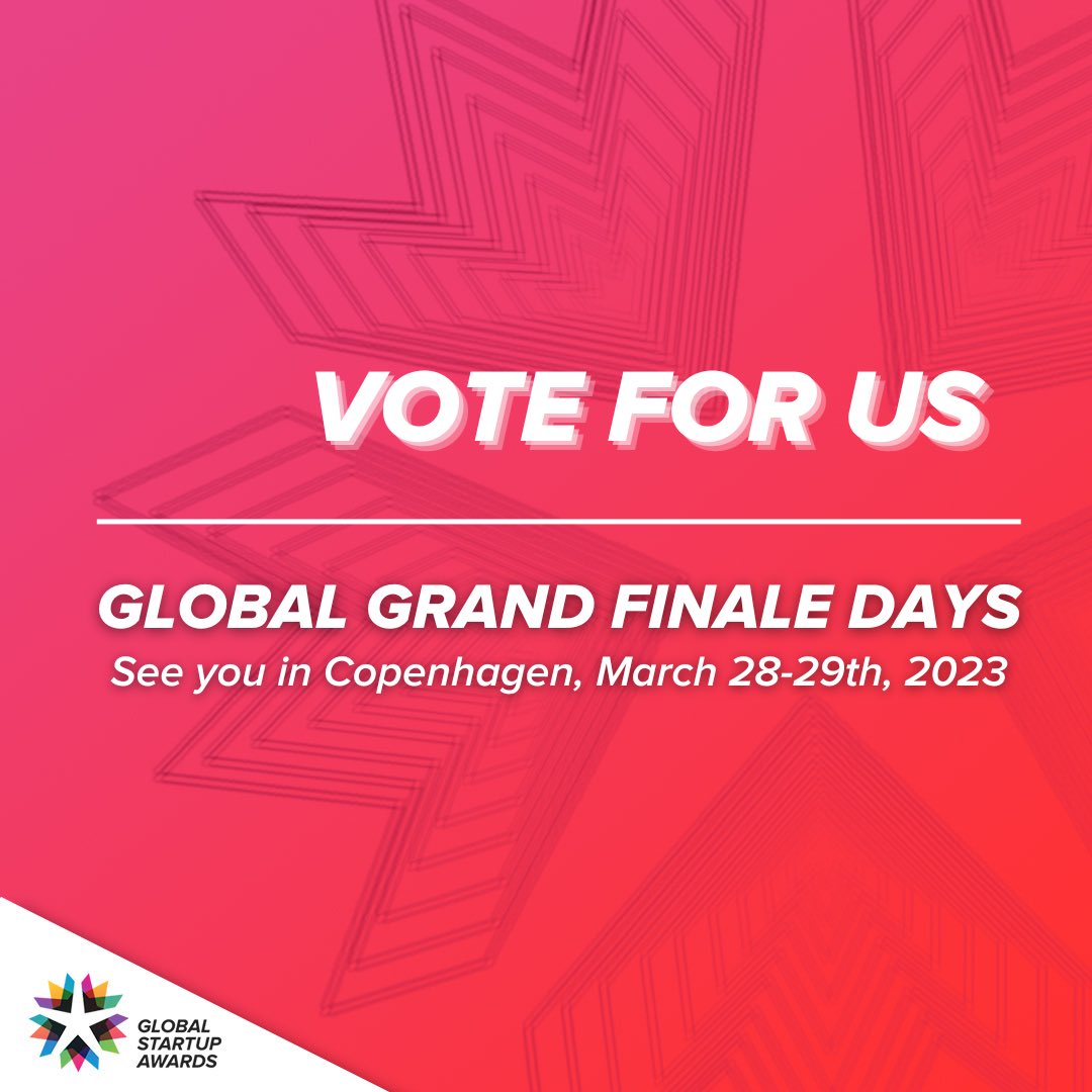 We are one of the “Tech &amp; Diversity” Finalists in the global round of Global Startup Awards.
Public voting is important so please join the voting on the following link : globalstartupawards.com/public-voting-…