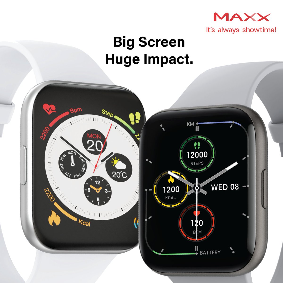 stylewithmaxx's tweet photo. Bigger the better with MAXX get the best smartwatch now.

Available on Amazon and Flipkart 😍

#smartwatch #android #tech #smartwatchandroid #watchfaces #series #ios #watch #smartwatch #like #sport #wearable #justsmartwatch #instagood #bluetooth #maxx #grabthemaxx #headphones https://t.co/7Z8NYSZf8s