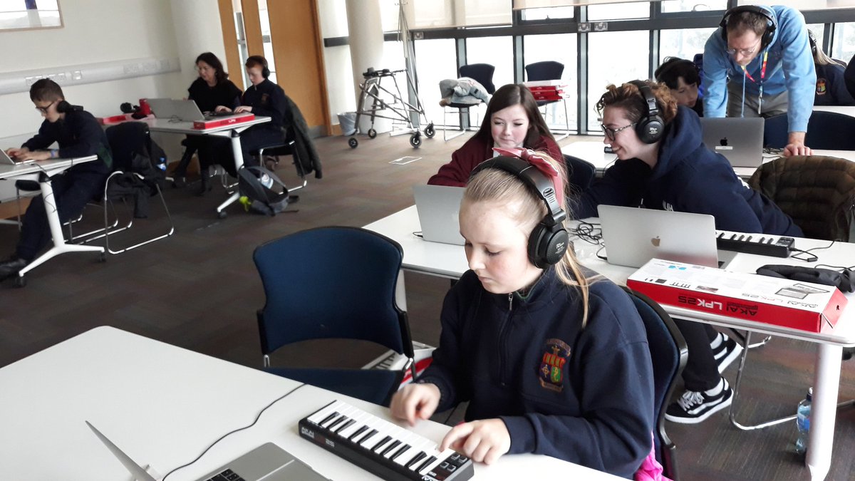 TUDublinCivEng's tweet photo. Composing their own Music to accompany short films @WeAreTUDublin Such great ideas from future producers and composers @mercyinchicore and @PresSSWarrenmt @basispointIRE @tudublinaccess @TUconservatoire @BIMMDublin https://t.co/8AvsmM1GFE