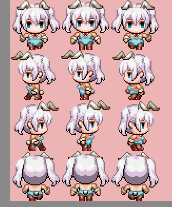 バニーホコグラも先に作っといたよ!閉店!! 