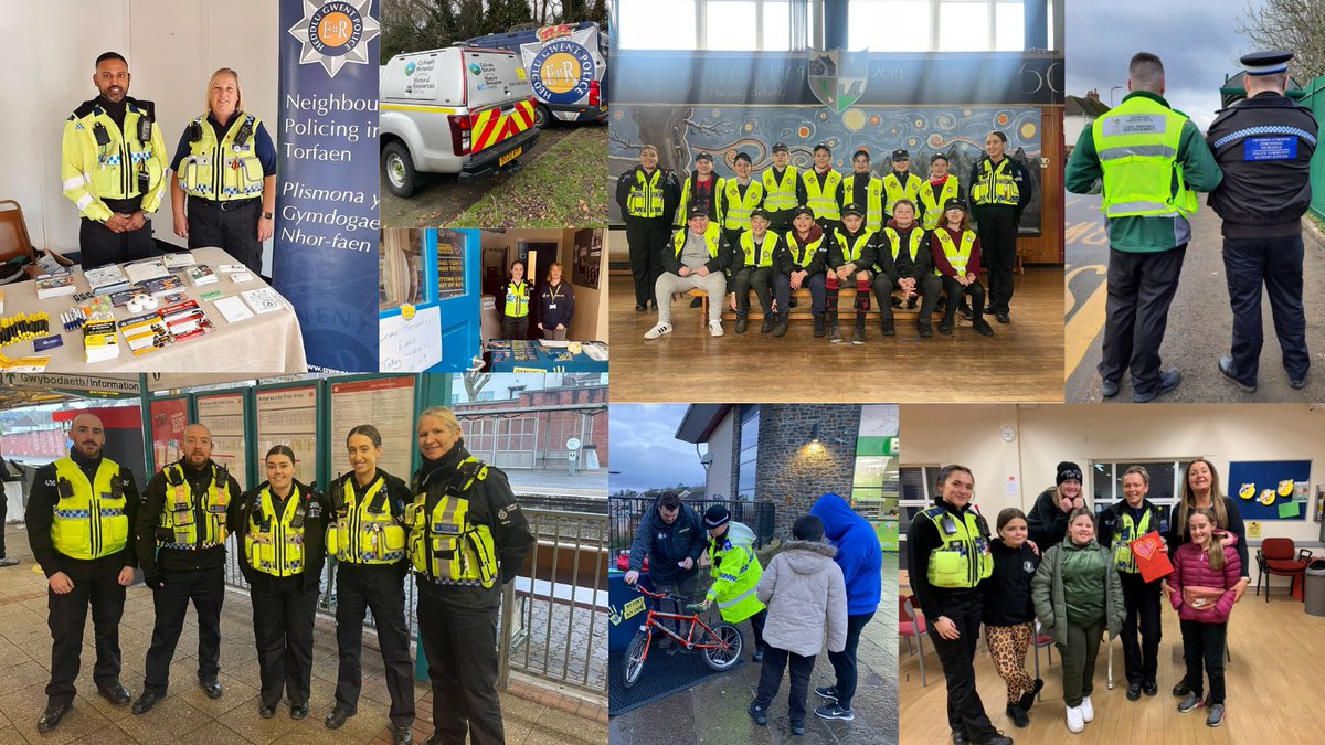 Our officers and community support officers (CSOs) have been out and about across Gwent this week as part of neighbourhood policing week👮‍♀️👮‍♂️
 
As part of the national campaign, our officers and CSOs have been:
🗣 hosting police surgeries

1/3