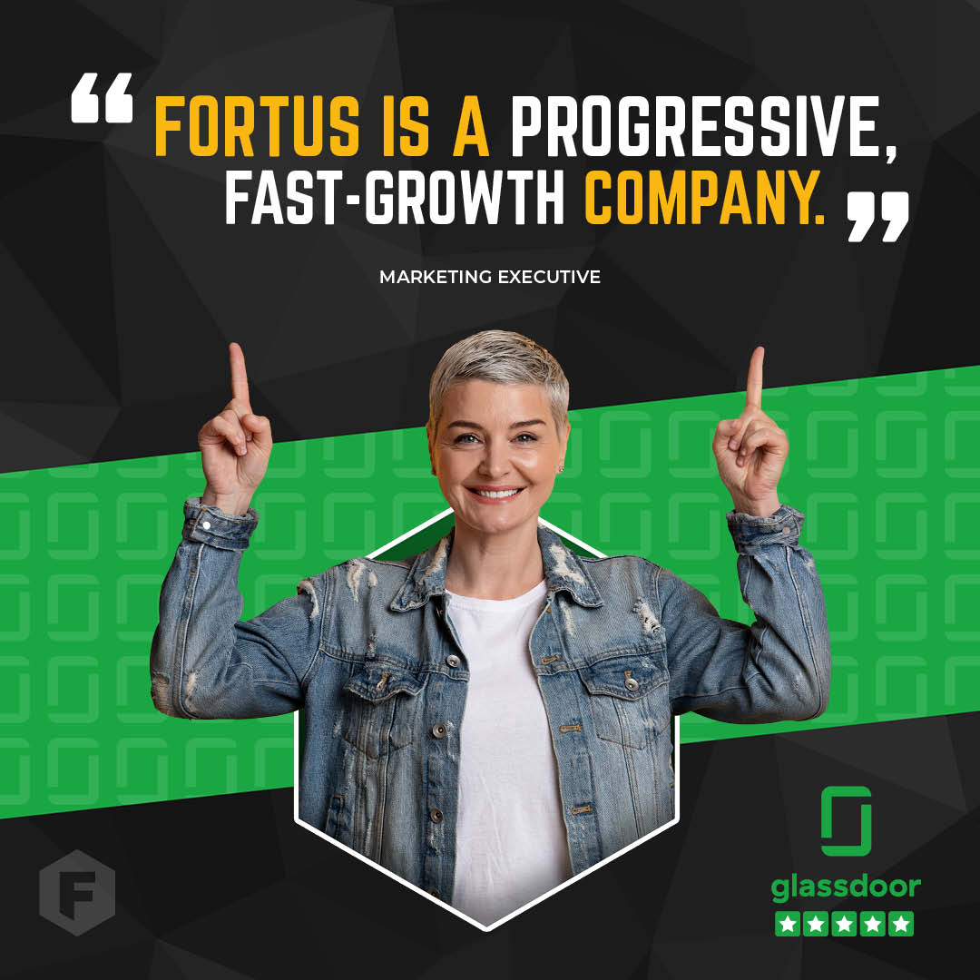 🤩Want to know more about what it's like working at Fortus? Head to our <a href="/Glassdoor/">Glassdoor</a> profile where you'll see we've been rated 4.4 out of 5!

#GlassdoorReviews #EmployerOfChoice #PeopleCulture #BusinessCulture #PeopleDevelopment #WeAreFortus