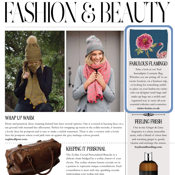 Larks_head's tweet photo. It’s exciting seeing the brands you work with featured in the press and @larks_head is delighted that @ClaireLouiseH ‘Teal Serendipity Cosmetic Bag’ has been featured in LIFE MAGAZINES. #artist #press #pressloft #springfair23 #spring fair #licensing #collaborations https://t.co/gPFQGgmAlj