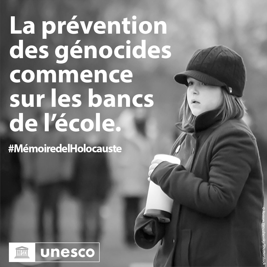 L'éducation permet de donner à la jeunesse les moyens de lutter contre l'intolérance, le racisme, la haine et les préjugés. bit.ly/3Jjo9Py #MémoireDelHolocauste #HolocaustEducation