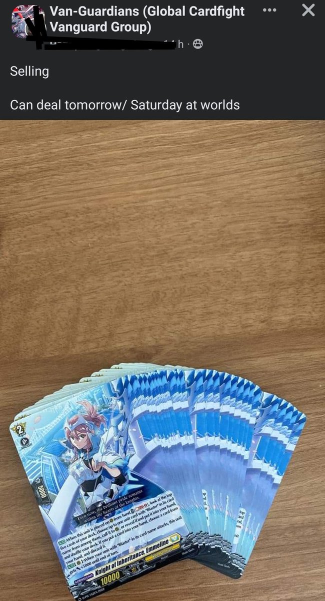 Meanwhile, we have nothing in Europe.
Nice management, <a href="/cfvanguard_en/">Cardfight!! Vanguard</a> 🙃