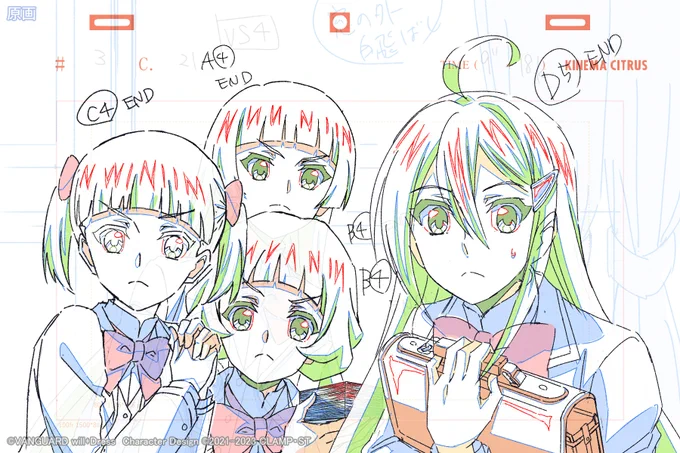 制作素材ピックアップ『カードファイト!! ヴァンガード will+Dress Season2』第3話の放送・配信がスタートしましたついにベールを脱ぐジンキ未知の力にミチルが立ち向かいます#ヴァンガード #ウィルドレス #終わりの始まり 