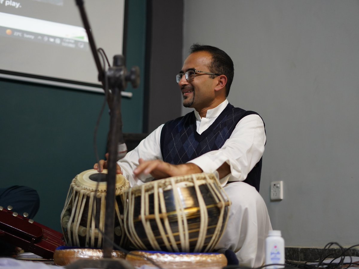 mehrghar's tweet photo. Mehr-Ghar hosted a musical evening with “Award Winning Classical Folk Musician” Ustad Mumtaz Ali Sabzal, Banjo Maestro along with Dr. Aaron a US-based Banjo Player &amp; Ustad Yousuf Kerai Tabla Player, gave an enthralling performance. https://t.co/weLkjgFKt8