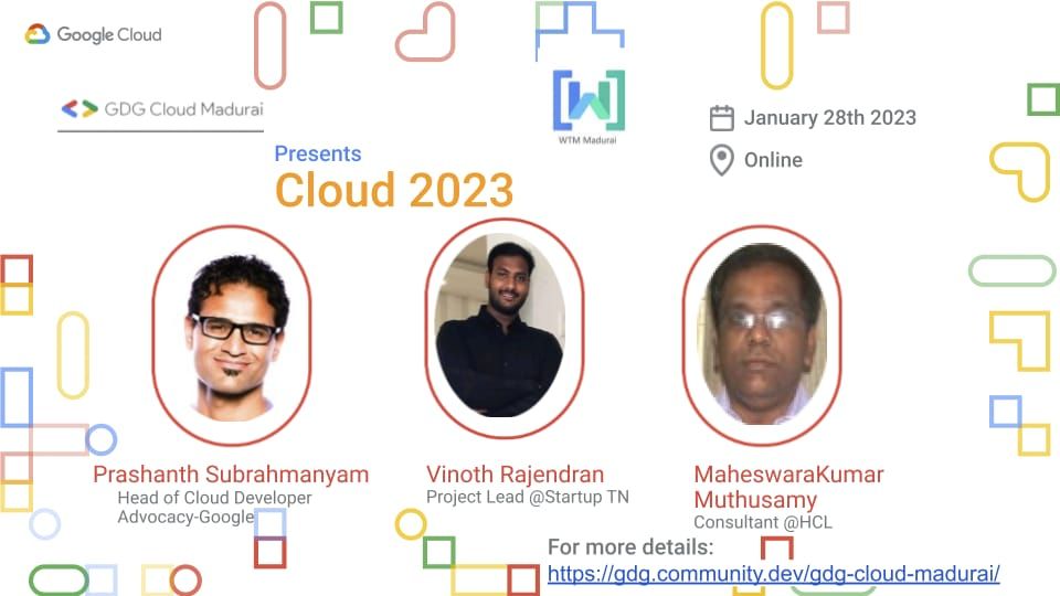 GDGCloudMadurai tweet media
