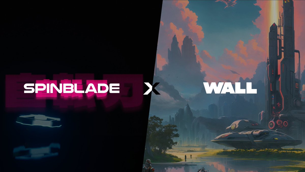 spinbladeio's tweet photo. 🧱 We're super excited to announce that we've partnered up with @walldotapp! 

🎉 To celebrate this, we're launching "Spinblade Early Quester" event on WALL! 

🎁 Complete the quests in the link below, and get your FREE NFT REWARD!

https://t.co/hKbOlM13iC

#WALL #spinblade #web3 https://t.co/W0eGGlgnOr