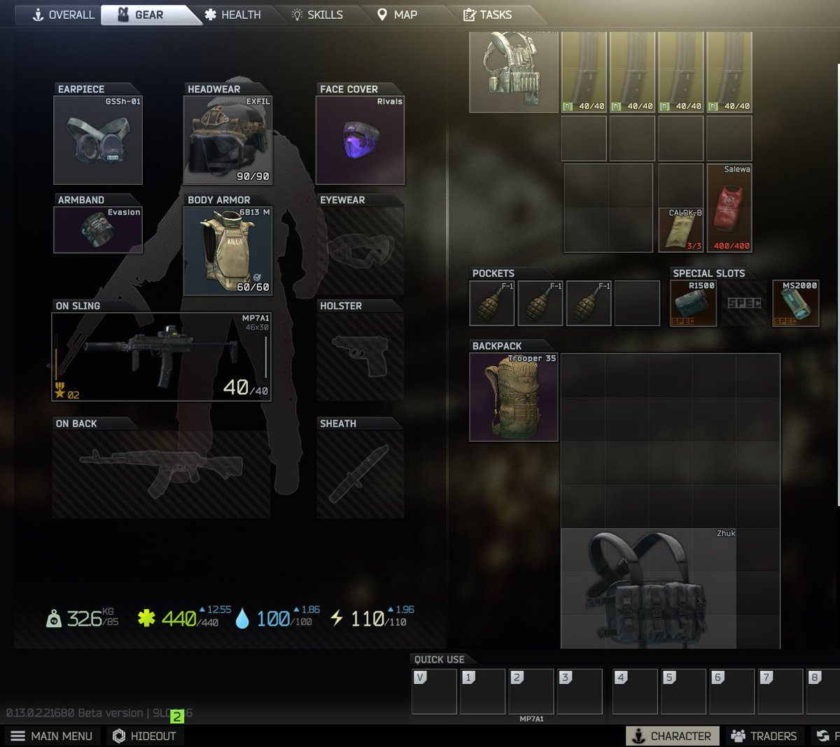 BakedJake's tweet image. Everyone's on about recoil, I'm just hyped about being able to take full kits like this while still being underweight, Amazing change!