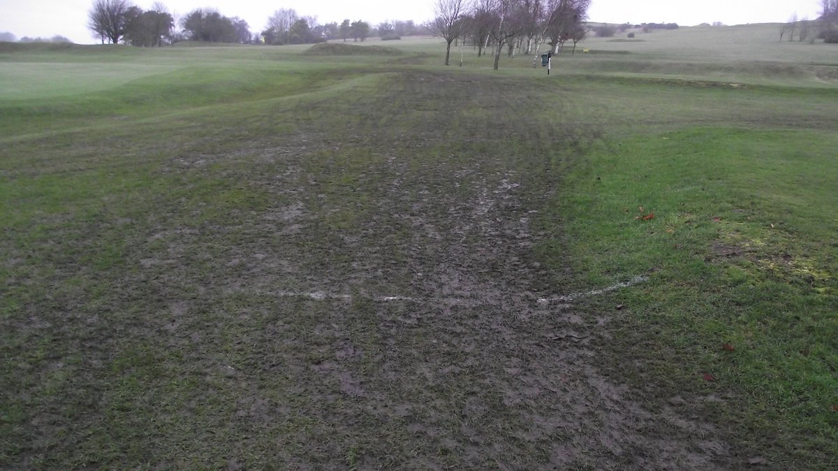 NorthWiltsGC's tweet photo. Just a few pics of the wear from Thursday when the thaw began. Closing the course makes me feel sick inside so a big thank you👏 to the members in the clubhouse who supported my decision. I really appreciate it. https://t.co/uyXmyZUm8J