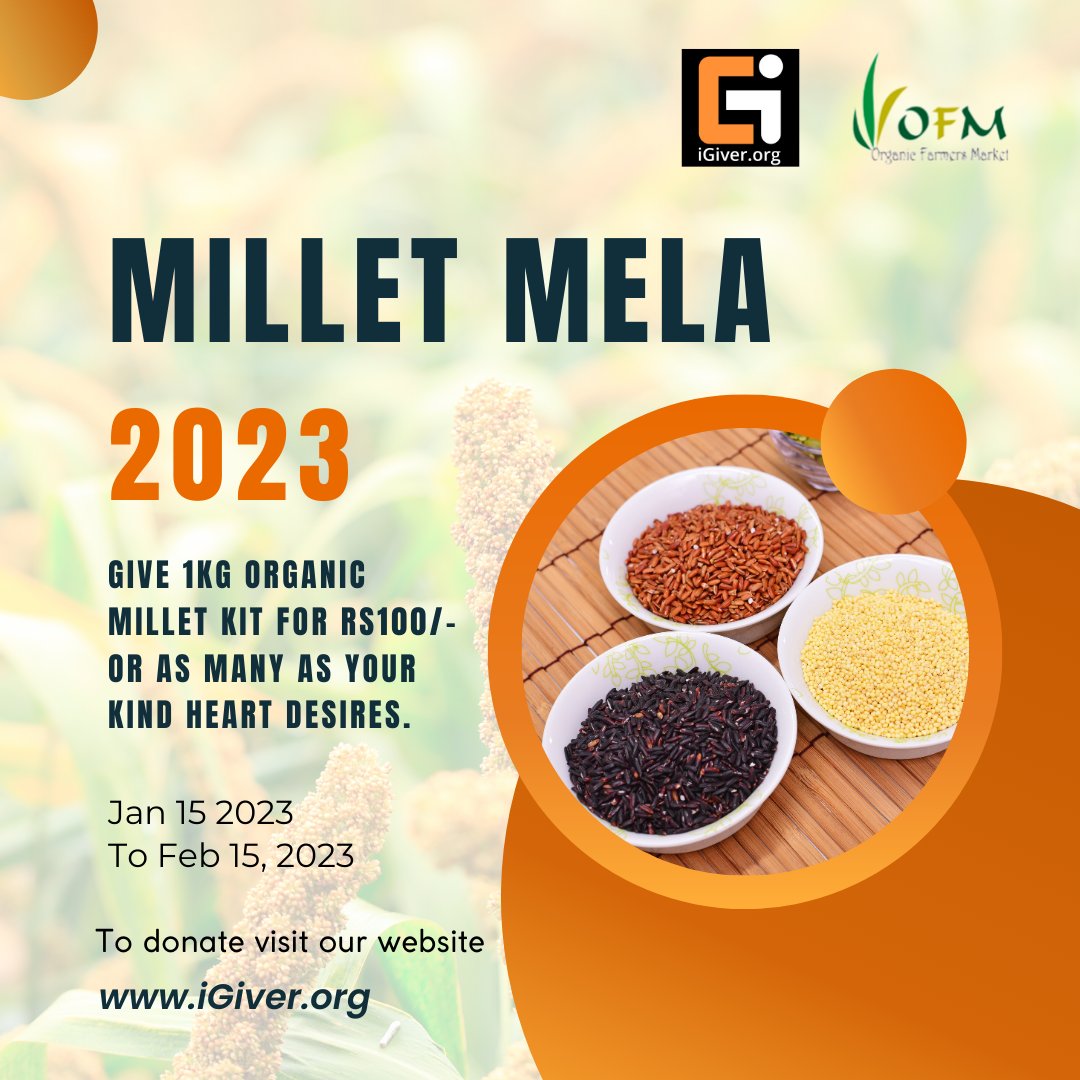 igiverworld's tweet photo. CHOLAM/ GREAT MILLET/ PROSO MILLET
Cholam is usually misunderstood as the maize, the yellow corn. The millet, Cholam has grains that are white in color of the size of pepper. It contains nutrients like dietary fibre, iron, phosphorus &amp; thiamine. 
#iGiver#MilletMela23#OFM https://t.co/RxRIZVrZ7l