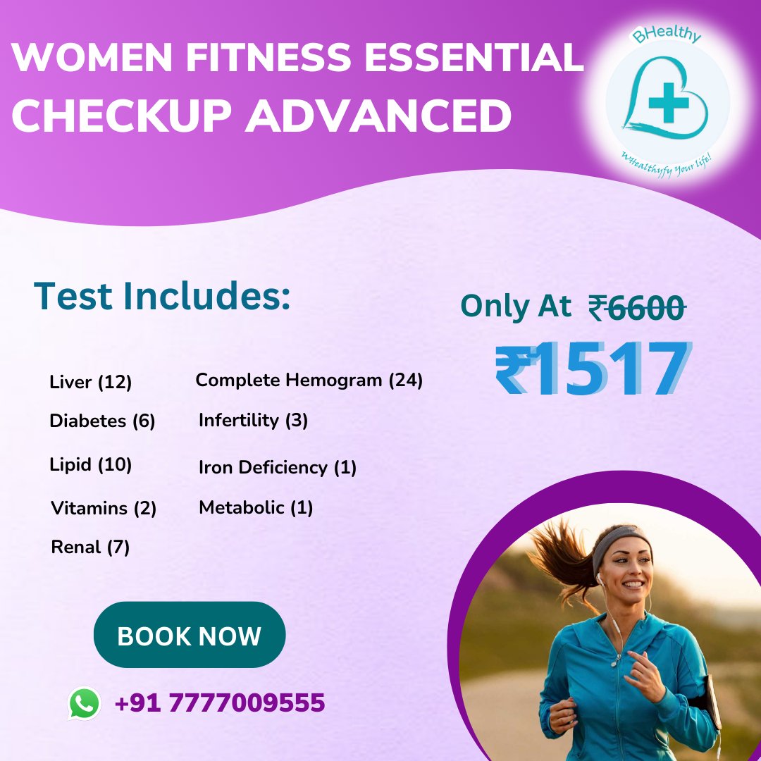 WHealthyfy's tweet photo. Get Women Fitness Essential Checkup done right now at 78% Discount 
Profile Includes 66 Test @1517Rs Only. 
To Book your test WhatsApp us now on - +91 7777009555 

#WHealthyfy #BHealthy #Healthcheckup #WomenHealthCheckup #FitnessCheckup #HealthCheckupoffer #WomenHealth #Healthy https://t.co/BZSkROjdQh