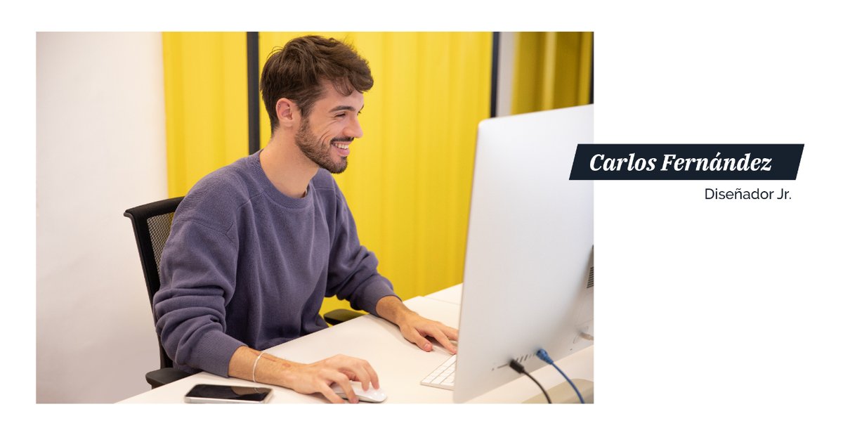 equilaterapubli's tweet photo. ๐ ยกEy Carlos! Nuestro diseรฑador grรกfico favorito. ๐จ๐ป
Para su corta edad y experiencia, es una mรกquina en todos los proyectos. ๐ช
Y se toma muy en serio el sacar todos los dรญas una risa a todo el equipo. ๐
#hacemosmarca #equilรกtera #branding #marketing #estrategia #equiteam https://t.co/voeR3NVX0F