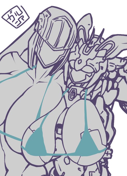 今日は頭痛で何も出来ず…昨日のラフでお茶を濁す 