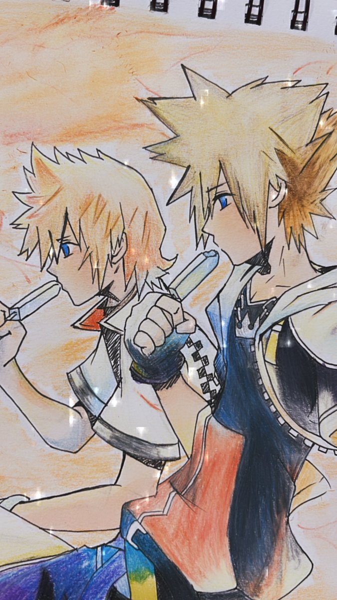 KHシリーズ模写
中途半端だったやつ完成‼️
色鉛筆で空上手く描けない(´°̥̥̥̥̥̥̥̥ω°̥̥̥̥̥̥̥̥｀)
次は何描こうかな〜