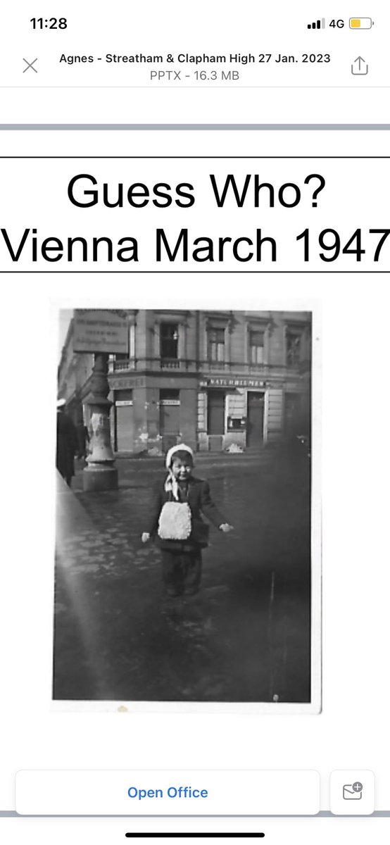 Utterly humbling to hear first hand from <a href="/GrunwaldSpier/">Agnes Grunwald-Spier</a> about the impact of the #Holocaust on her family. She will probably never know the name of the person who saved her life as a baby, alongside her mother who was somehow able to breastfeed and keep her warm.