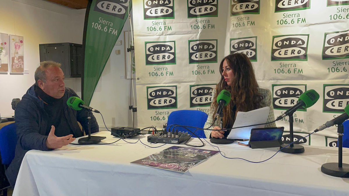 Onda Cero Sierra (@ondacerosierra) on Twitter photo ON AIR 🛑 Ya en directo con Isabel Pérez Montalvo, concejala de desarrollo local de <a href="/AytoCercedilla/">Ayto de Cercedilla</a>, con Enrique Tendero, presidente de la Asociación de Empresarios y con <a href="/moniccaRM/">Mónica Rodríguez</a>
¡Qué bien representa Cercedilla la filosofía de la Sierra de Guadarrama! ON AIR 🛑 Ya en directo con Isabel Pérez Montalvo, concejala de desarrollo local de <a href="/AytoCercedilla/">Ayto de Cercedilla</a>, con Enrique Tendero, presidente de la Asociación de Empresarios y con <a href="/moniccaRM/">Mónica Rodríguez</a>
¡Qué bien representa Cercedilla la filosofía de la Sierra de Guadarrama!