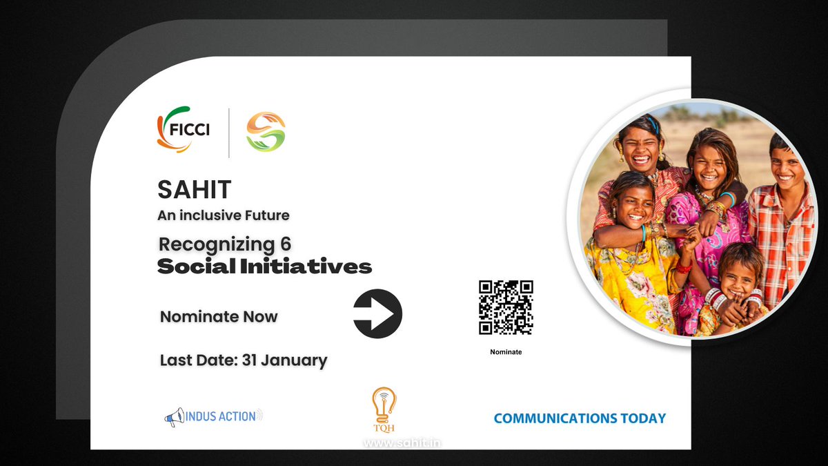 Sahit_In's tweet photo. FICCI Committee on Women in Tech, Policy &amp; Leadership is recognizing social initiatives that made a real impact on the ground. 

Women, Marginalized Groups, Improving Women in Workspace Participation, Women Safety, Improving Access &amp; Inclusion

Nominate - https://t.co/BcXQFHXiEz https://t.co/ZE9Dck11hX