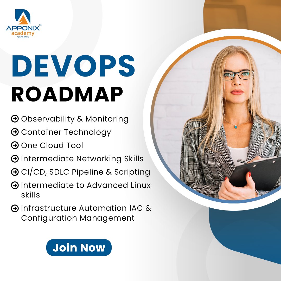 apponix's tweet image. DevOps Roadmap
#ObservabilityandMonitoring
#ContainerTechnology
#OneCloudTool
#CIANDCD
#SDLCPIPELINE
#ApponixTechnology
#DevOps
