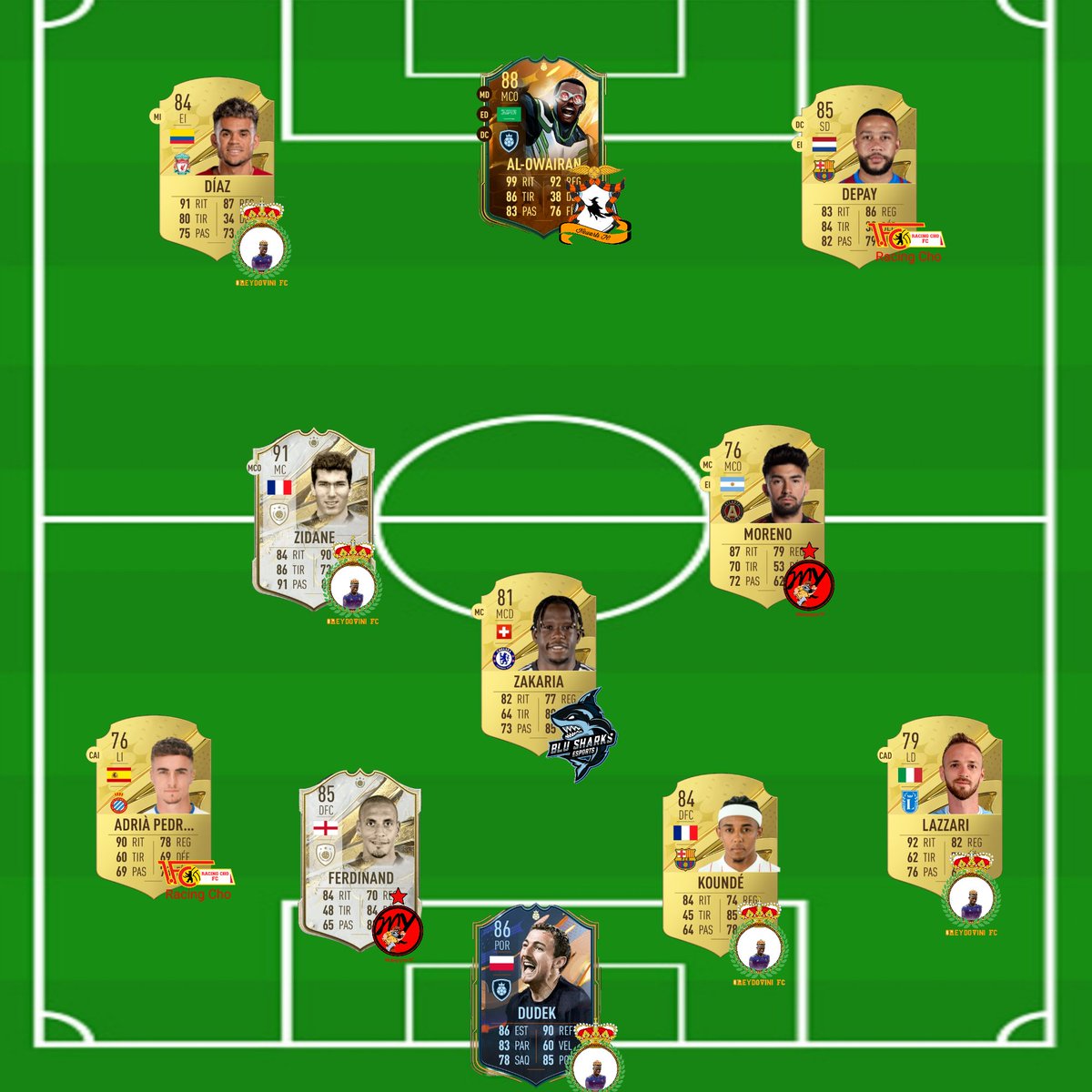 Todos los equipos clasificados a Champions y Europa League y el 11 ideal de cada Liga