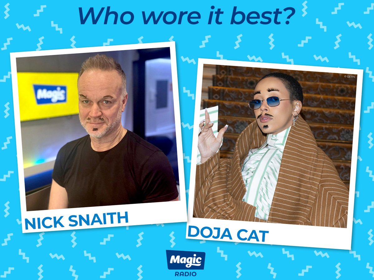 Nick is always down with the latest fashion trends, but who wore this eyelash look best? 👀

<a href="/nicksnaith/">Nick Snaith</a> or <a href="/DojaCat/">DOJA CAT</a>?