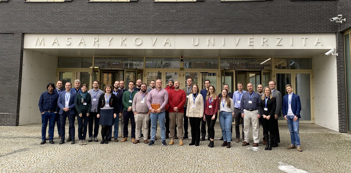 Feeling very grateful to CHESS consortium for having invited me to their Kick off meeting in the Faculty of Informatics, Masaryk University, Brno. CHESS is one of the 10 first #ExcellenceHubs projects within the #Widening programme of #HorizonEU.