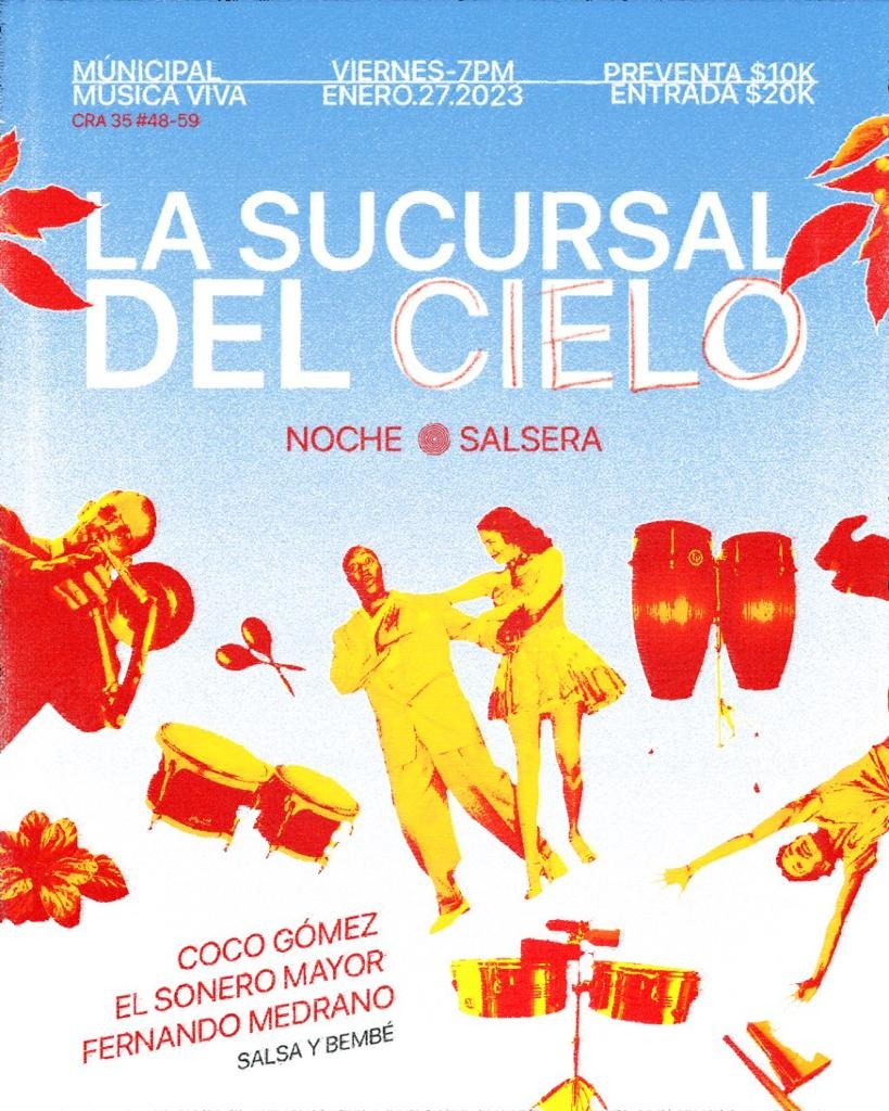 SABORACOCOTV's tweet photo. Los esperamos esta noche en La Municipal - Música Viva, Cra 35 # 48 - 59 en Bucaramanga. Noche salsera con Eduardo Plata, Fercho Medrano y Coco Gómez. https://t.co/aZx5Z9Upj7