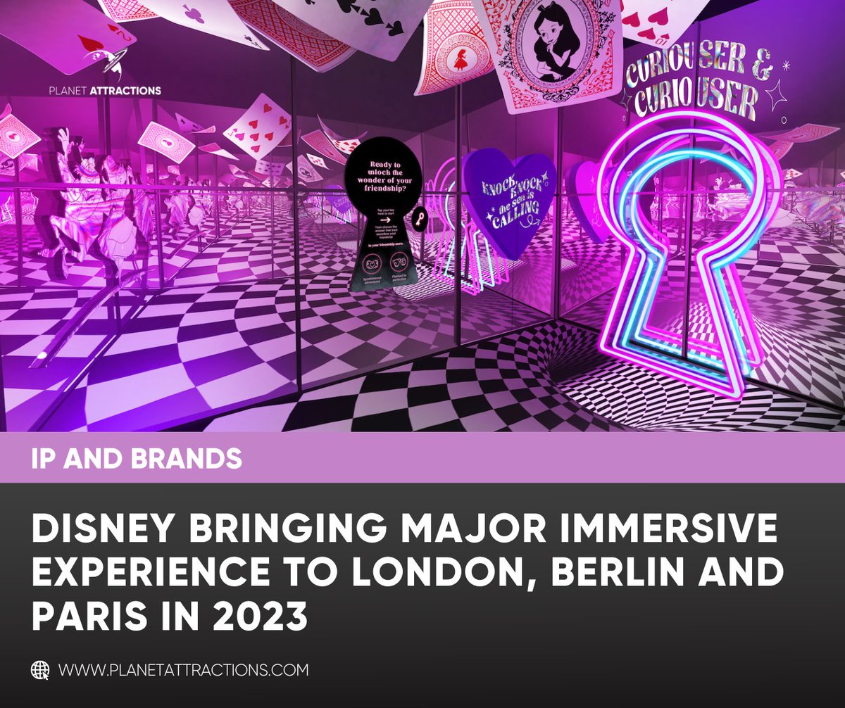 PlntAttractions's tweet photo. Disney is creating a multi-sensory adults pop-up experience that will tour London, Berlin and Paris through 2023. https://t.co/SysHaGpgXf 

@Disney_UK | @Disney | @WaltDisneyCo | #Disney100 https://t.co/pWuX3j89M6