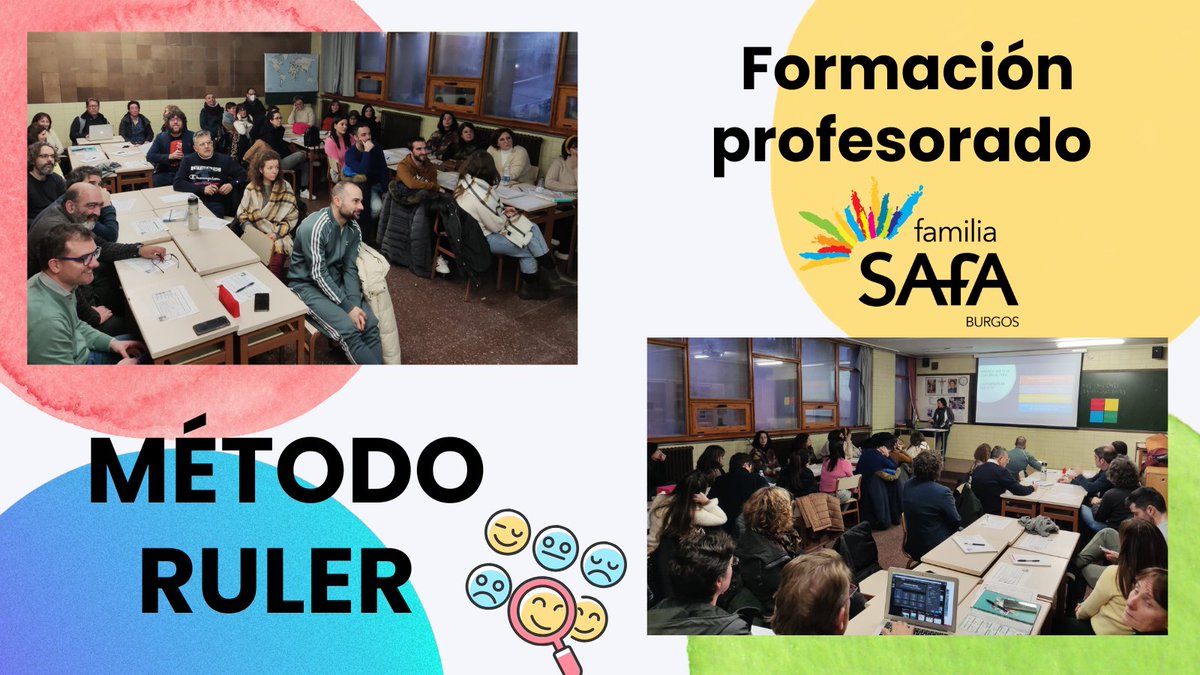 SafaBurgos's tweet photo. Dentro de la formación permanente del profesorado, hemos profundizado en el Método Ruler, conociendo la importancia de la conciencia emocional.

#métodoruler
#rulerapproach #educacionemocional  #metodoruler #concienciaemocional #familiasafa #formaciondocente #unlugardondesoñar https://t.co/hHsrlhAGSQ