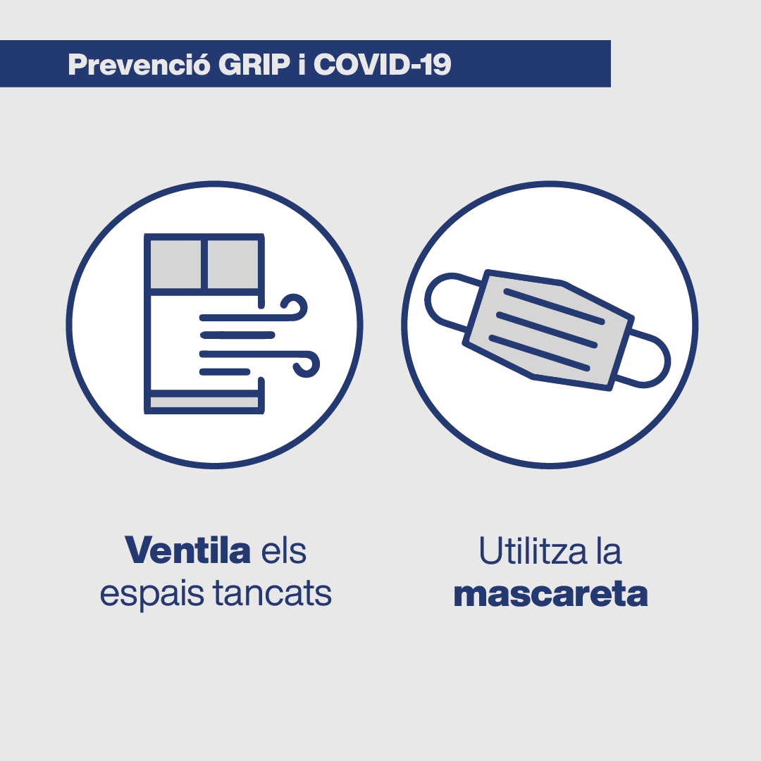 althaiamanresa's tweet photo. 😷Feu que la #grip, els #refredats i la #covid19 passin de llarg!
Prendre mesures d'#higiene i #protecció, i vacunar-vos sobretot si formeu part d'algun grup de risc, ajudarà a evitar el contagi i la transmissió d'aquestes malalties infeccioses.
@salutcat #vacunes https://t.co/wtTEhKRBKL