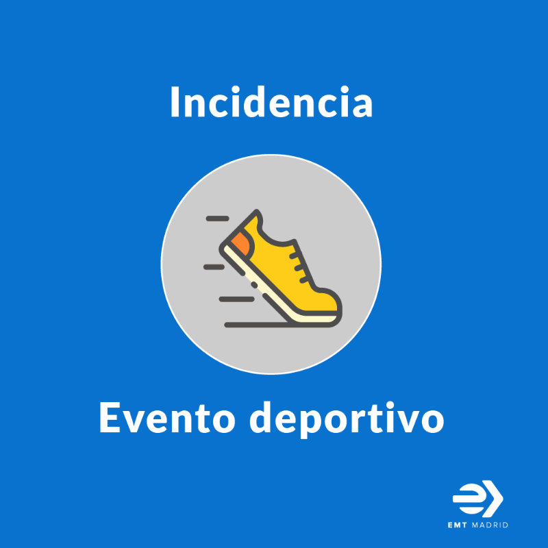 EMTincidencias's tweet photo. 🗓️ Hoy
🕙 De 7:30 a 14:00 horas
🚌 Línea 130, modifica sus itinerarios en Mercamadrid por evento deportivo
