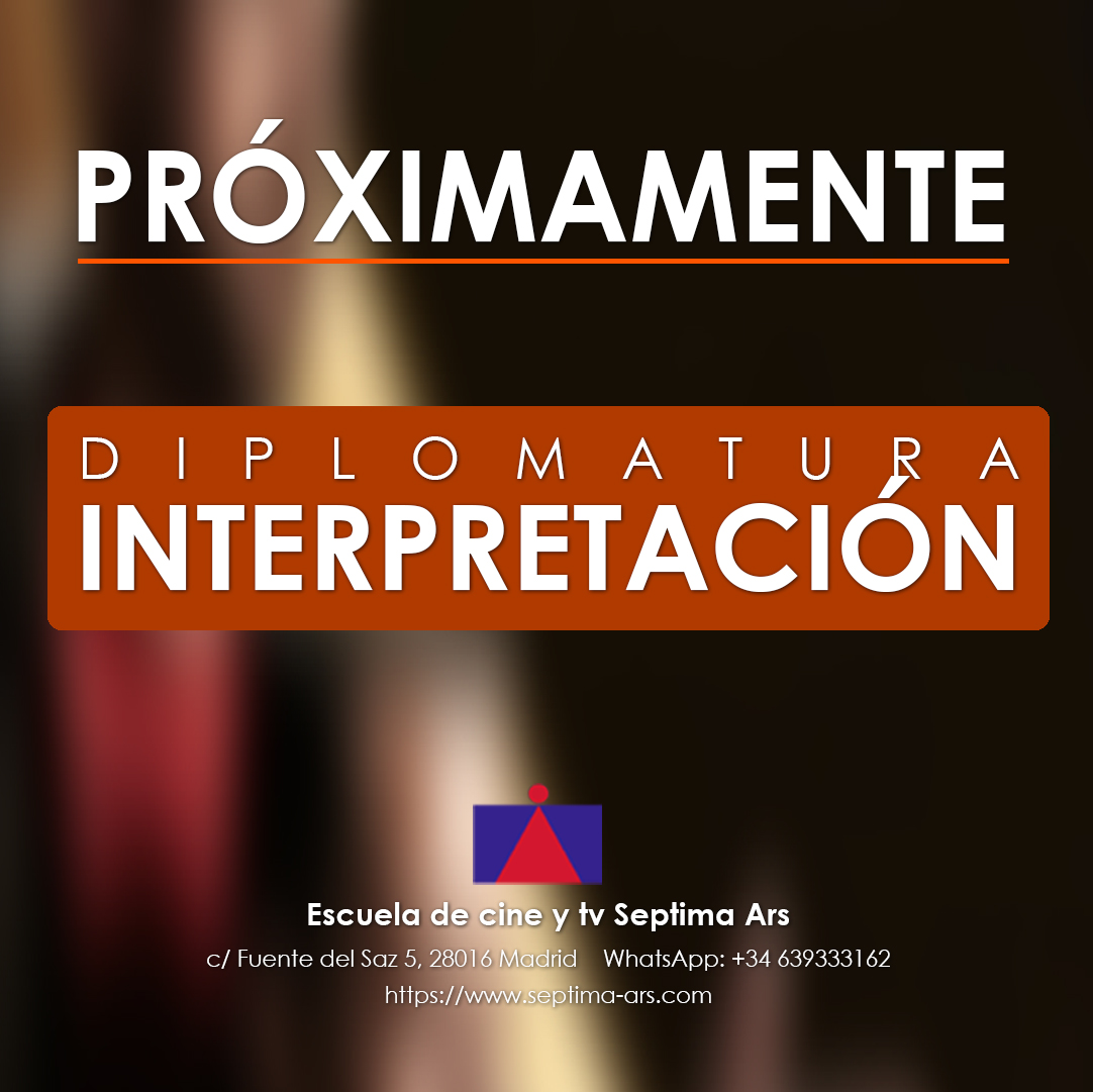 🎥🎬 ¡ La estabais pidiendo !

#EscuelaCineSeptimaArs #SeptimaArs #casting
#enseñanza #formación
#estudiacine #interpretación #actor #actriz
#Cine #AprendeCineHaciendoCine
#escuela #EstudiarCine #EscuelaDeCine #CursosDeCine #Madrid