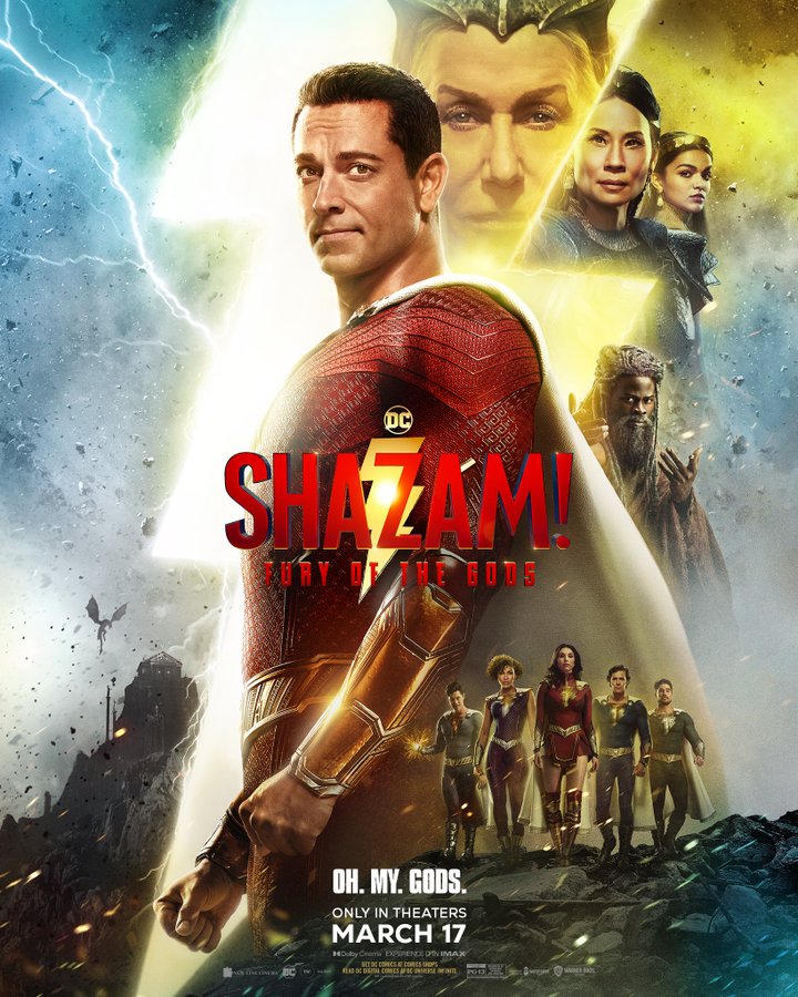 ActuCine's tweet photo. ⚡ Shazam la Rage des Dieux : découvrez la nouvelle bande-annonce en VF et VOST ⚡ 
https://t.co/rAO62EuYZH 

#ShazamFuryOfTheGods #Shazam2 #shazamlaragedesdieux #dcuniverse #Trailer https://t.co/vk3YWz4Jr5