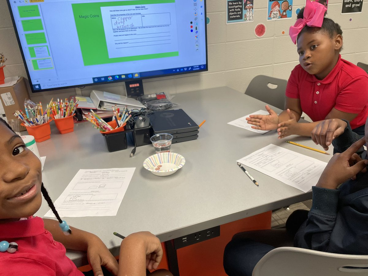 Fairytale STREAM Lab with 2nd grade. In class 2nd grade is beginning their Fairytale PBL and learning about Matter, so in labs why not do the same? Guess what story we read…our experiment was with Magic Beans and Magic Coins. <a href="/MaryBAustin/">Mary B. Austin Elementary</a> <a href="/MobilePublicSch/">MobilePublicSchools</a> <a href="/hoolie1julie/">Julie Matranga Neidhardt</a>