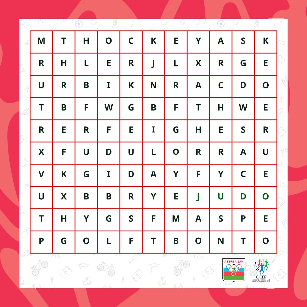 ocep2019's tweet photo. Find the words according to the example shown in the picture and share them with us in the comment section. 😍 

@NOCAzerbaijan

#teamAZE #ocep2023 #culture #education #sport https://t.co/K5REYVmCIq