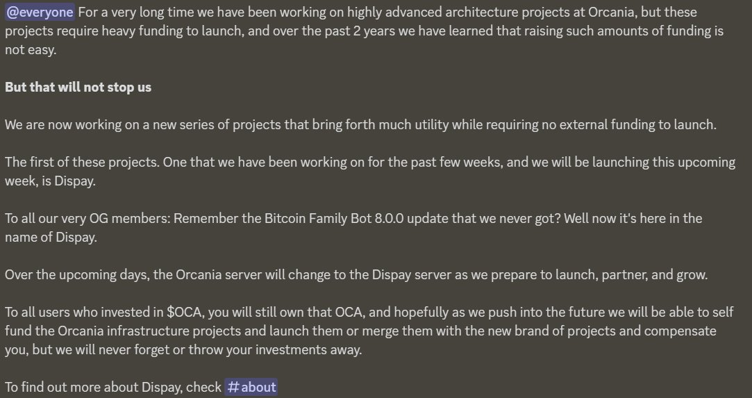 Orcania Update And Upcoming Projects And Changes