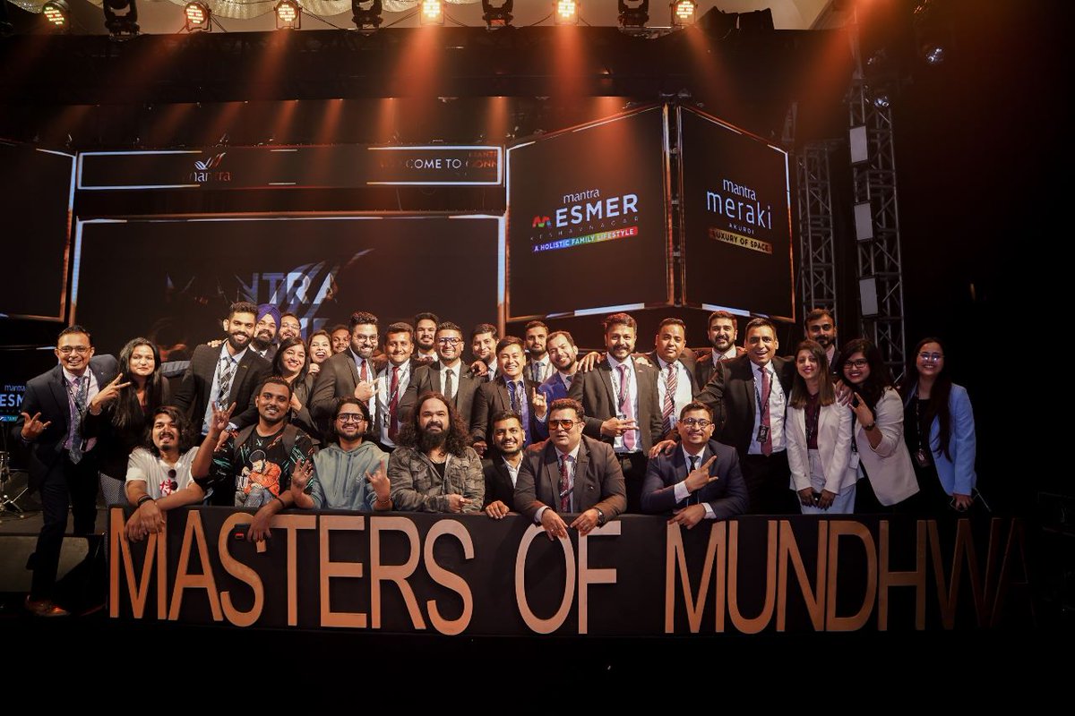 Mantra_Prop's tweet photo. it’s time to start 2023 with a bang! Our #ChannelPartnerMeet is just the beginning of great things to come. We extend a special thank you to the over 650 partners who attended the event and made it a resounding success! Here’s a sneak peek from the Event
#MantraProperties https://t.co/g917ItpbJn