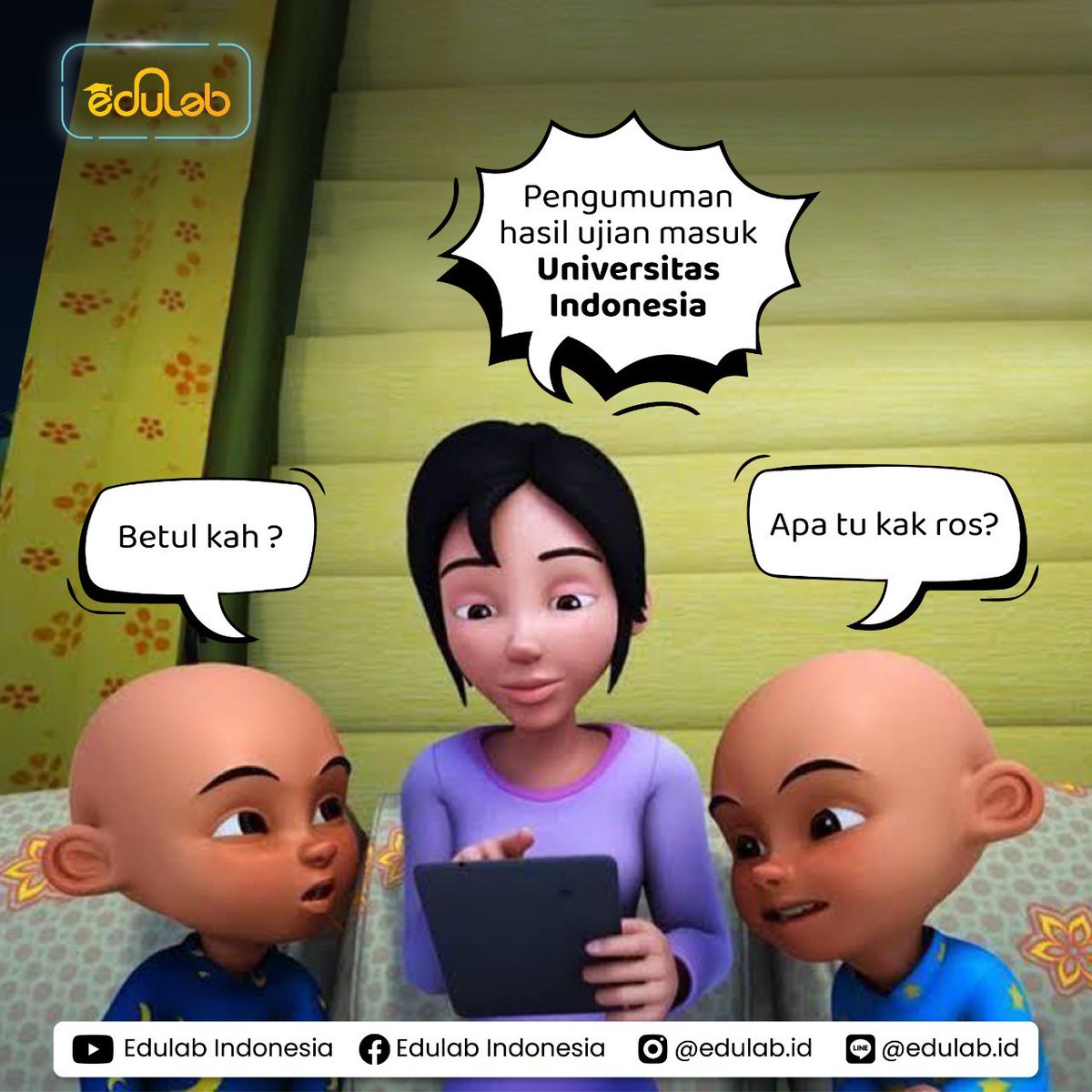 EdulabIND's tweet photo. Siapa yang kampus impian nya UI nih?
Ada 5 jalur untuk masuk UI lho! Selain SNBP dan SNBT ada peluang masuk jalur lain😉
Yuk simak info nya!😊
#SNBT2023 #masukui #snbp https://t.co/iGvHs16GMf